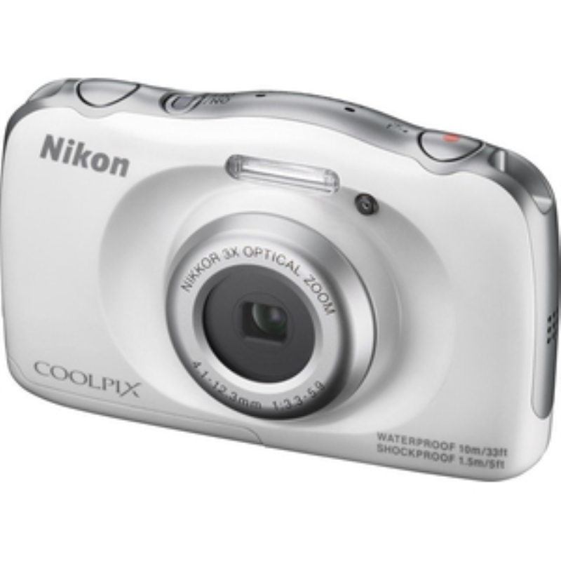NIKO Fotocamera digitale Nikon Coolpix S33 13.2 mpx zoom 6x bianco
